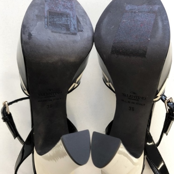 NEW Valentino Shiny Fever Platform Sandals - Picture 8 of 8